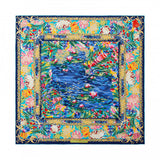Silk Scarf Carré, Hommage a Claude Monet, Orangerie CM 490/4 BL1