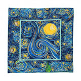 Silk Scarf Carré, Hommage à Vincent Van Gogh VG 490/1 BL1