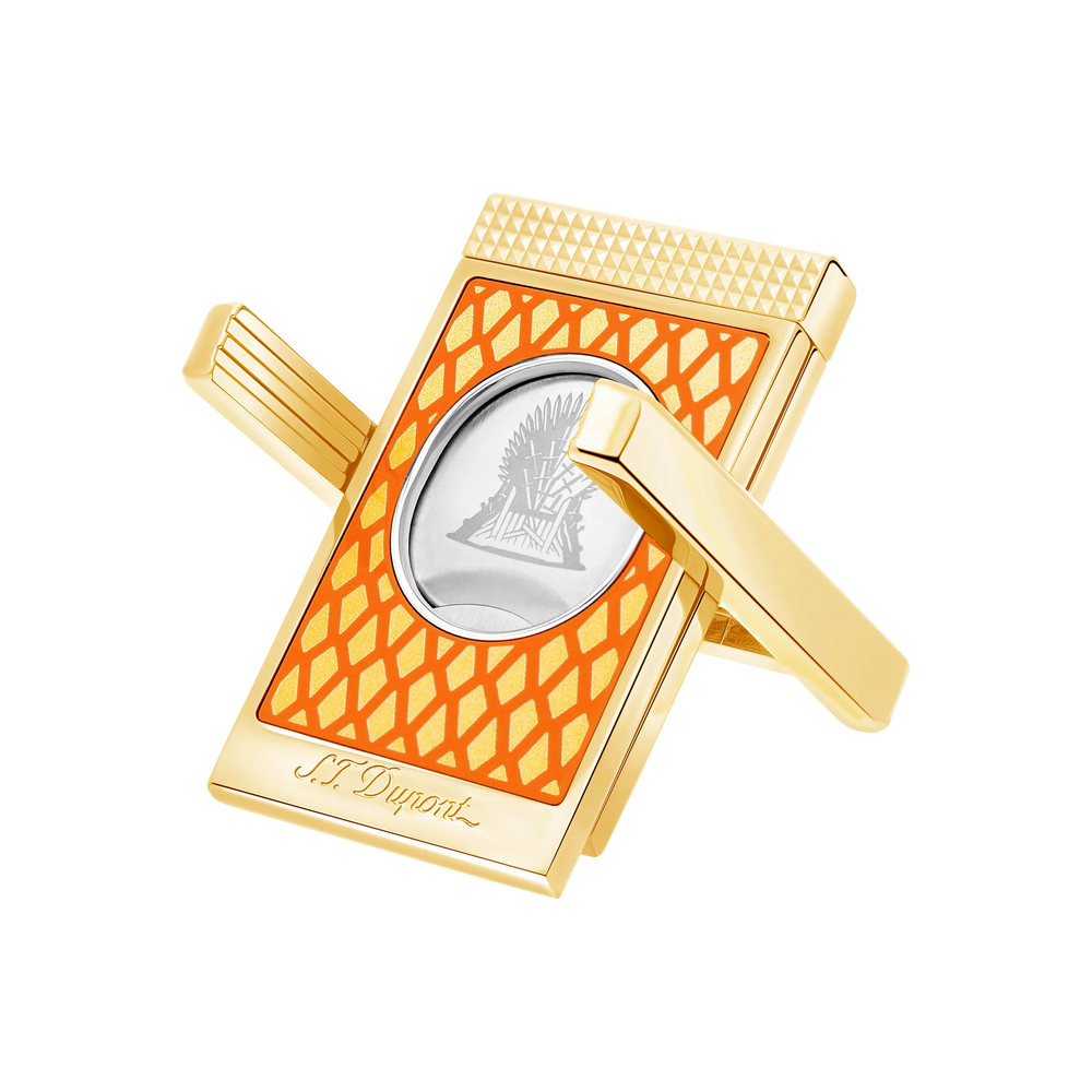 S.T. DUPONT Game of Thrones Fire Orange Cigar Cutter Stand/Coupe Cigare 003153