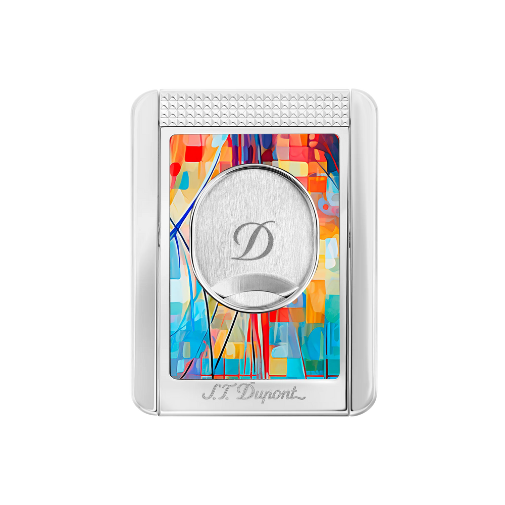 S.T. DUPONT GRAFF'TY MULTICOLOUR CIGAR CUTTER STAND/COUPE CIGARE 003444