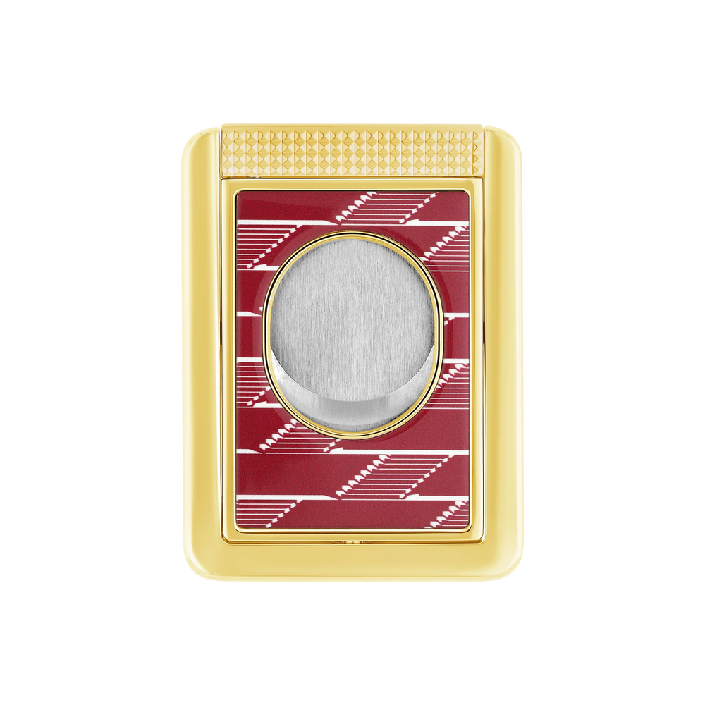 S.T. DUPONT Monogram 1872 Burgundy Cigar Cutter Stand/Coupe Cigar 003478