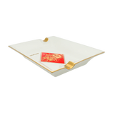 Cendrier en porcelaine blanche Romeo y Julieta de ST Dupont 006450