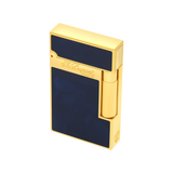 ST Dupont Ligne 2 Laque bleue et briquet doré 016134