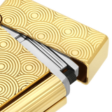 ST DUPONT Initiale Cinetique Guilloche Briquet Doré/Briquet 020845