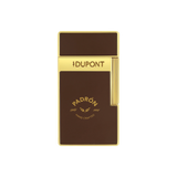 Briquet/briquette ST DUPONT Biggy laqué Padron marron 025014