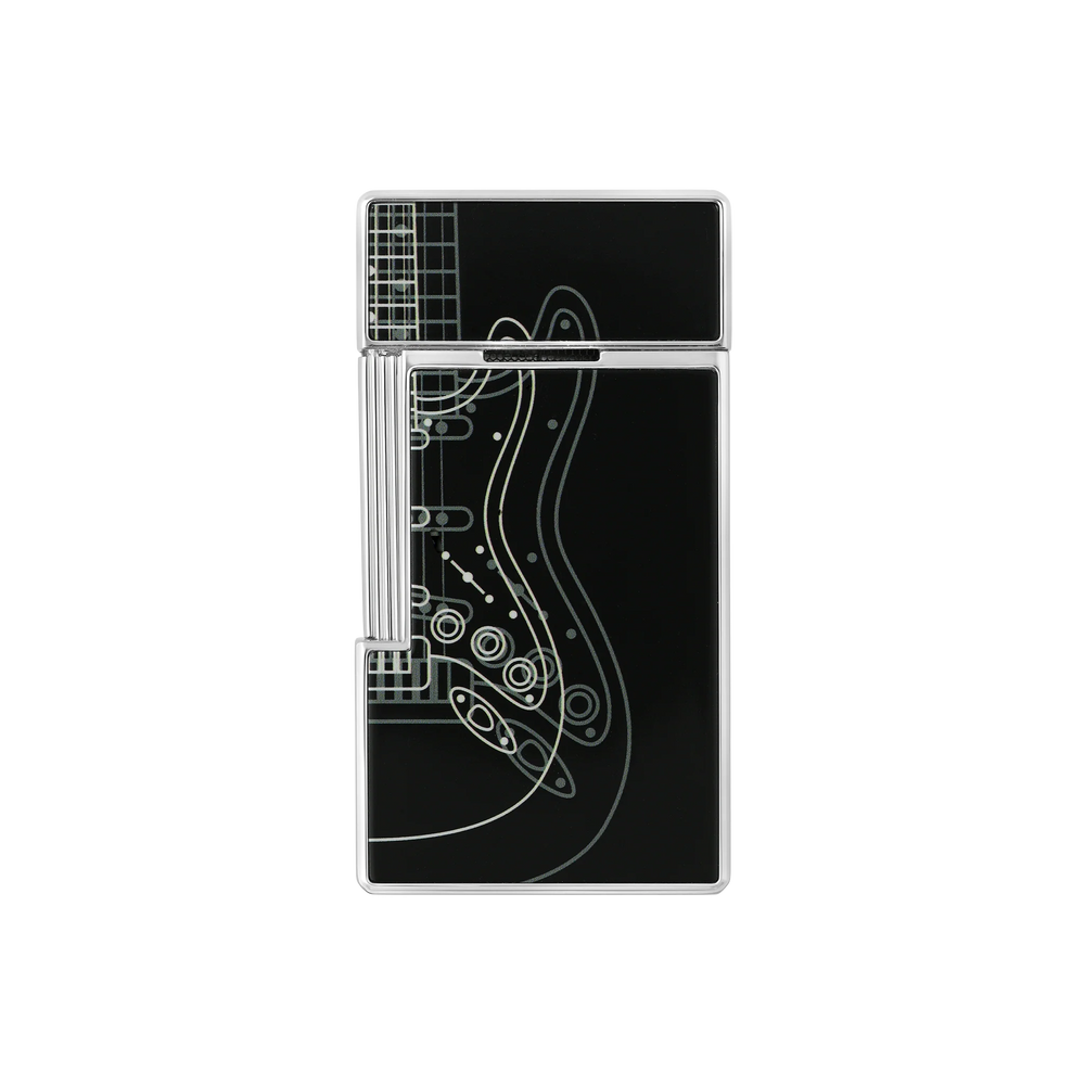 S.T. DUPONT Fender Black Lacquered Lighter/Briquet 025025