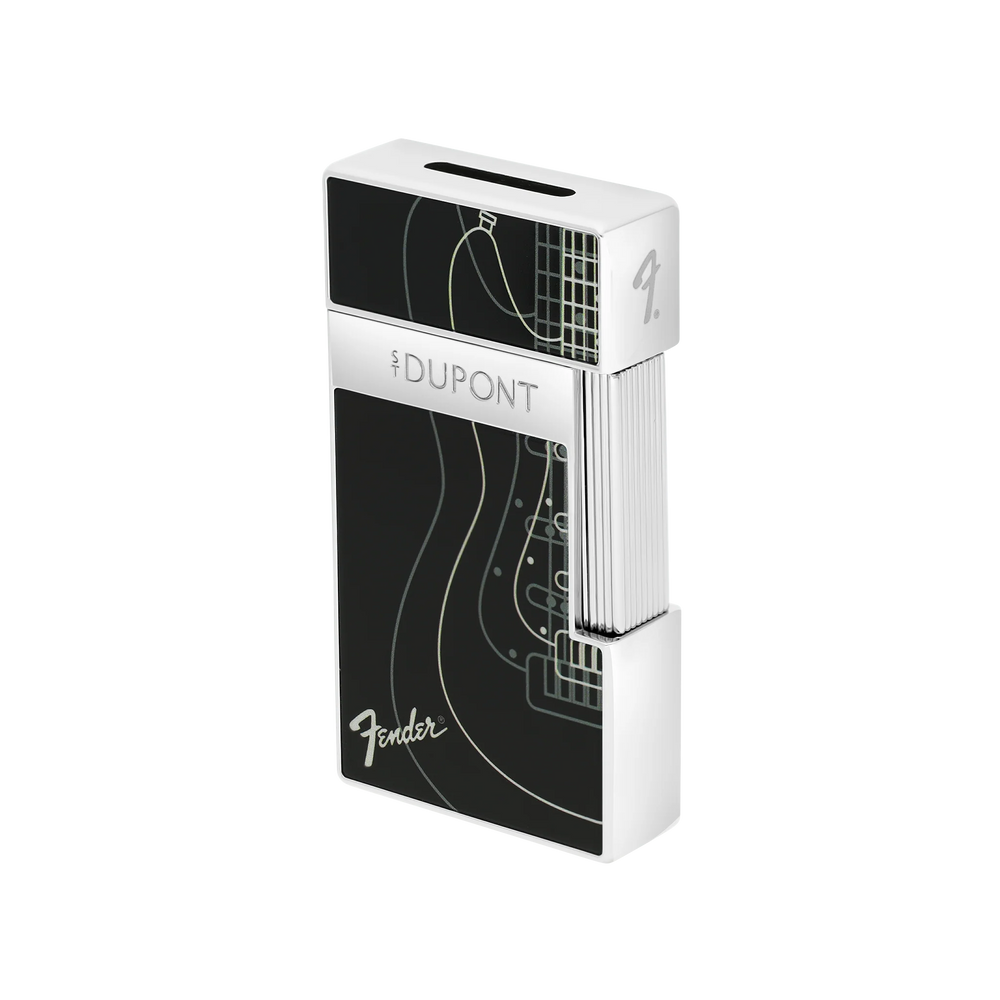 S.T. DUPONT Fender Black Lacquered Lighter/Briquet 025025