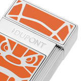 Briquet/briquette laqué orange ST Dupont Biggy Orlinski 025063