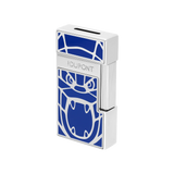 Briquet/briquet laqué bleu ST Dupont Biggy Orlinski 025064