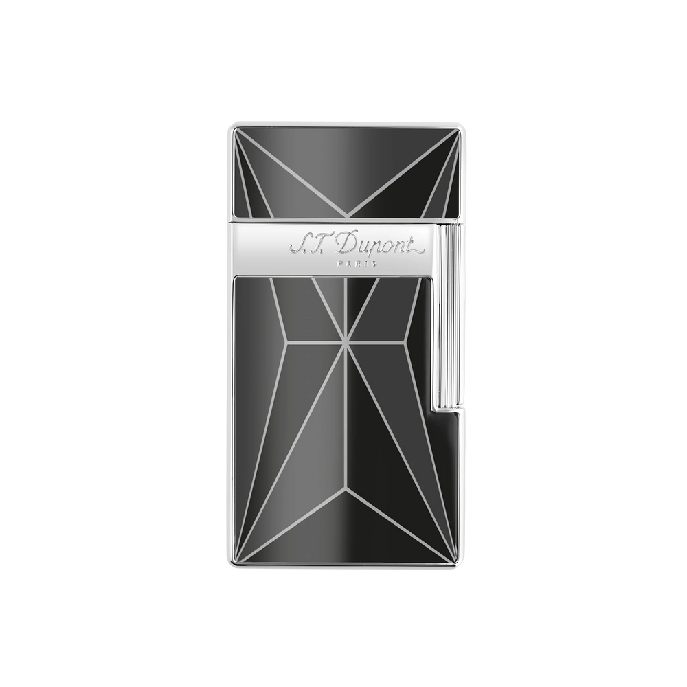 S.T. DUPONT Biggy Chrome Fire X Black Lighter/Briquet 025070