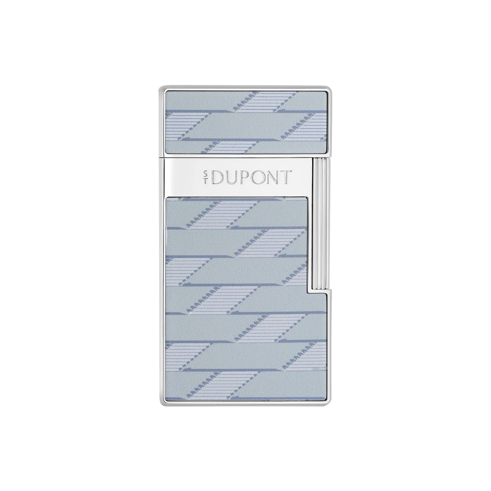 S.T. DUPONT Biggy Monogram 1872 Grey Lacquered Lighter/Briquet 025080