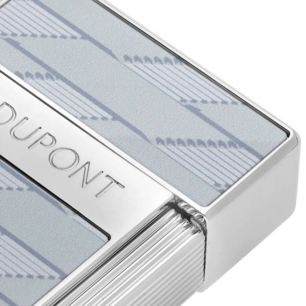 S.T. DUPONT Biggy Monogram 1872 Grey Lacquered Lighter/Briquet 025080