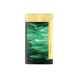 S.T. Dupont Slim 7 Géode Green Lacquered Lighter/Briquet 027036