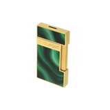 S.T. Dupont Slimmy Géode Green Lacquered Lighter/Briquet 028036