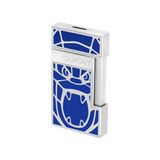 Briquet/briquet laqué bleu ST Dupont Slimmy Orlinski 028064