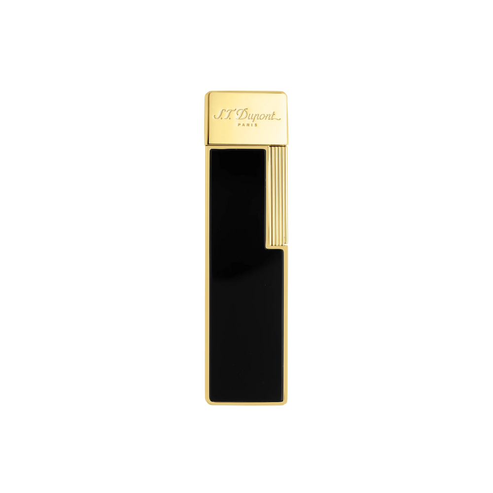 S.T. DUPONT Twiggy Black Golden Gold Lighter/Briquet 030002