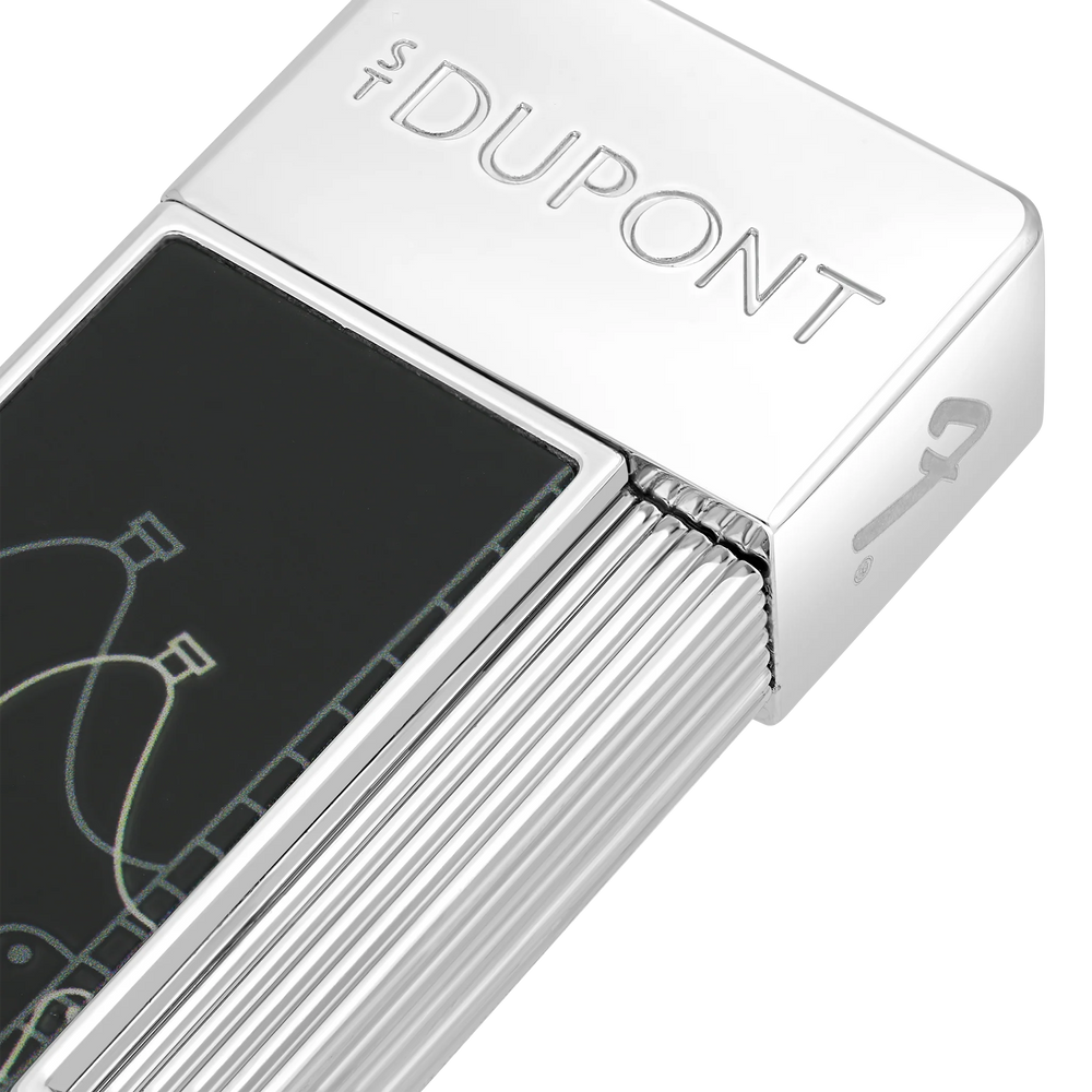 S.T. DUPONT Twiggy Fender Black Lighter/Briquet 030025