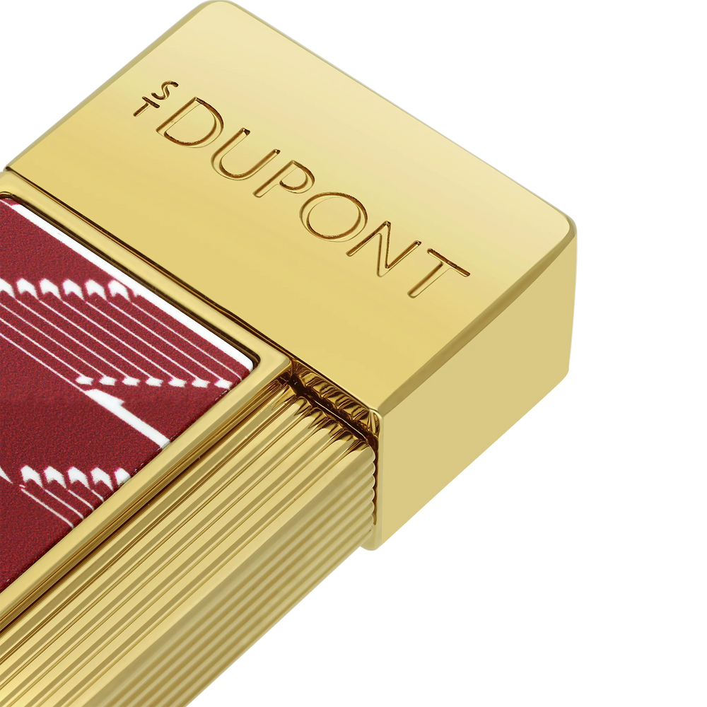 S.T. DUPONT Twiggy Monogram 1872 Burgundy Lacquered Lighter/Briquet 030078