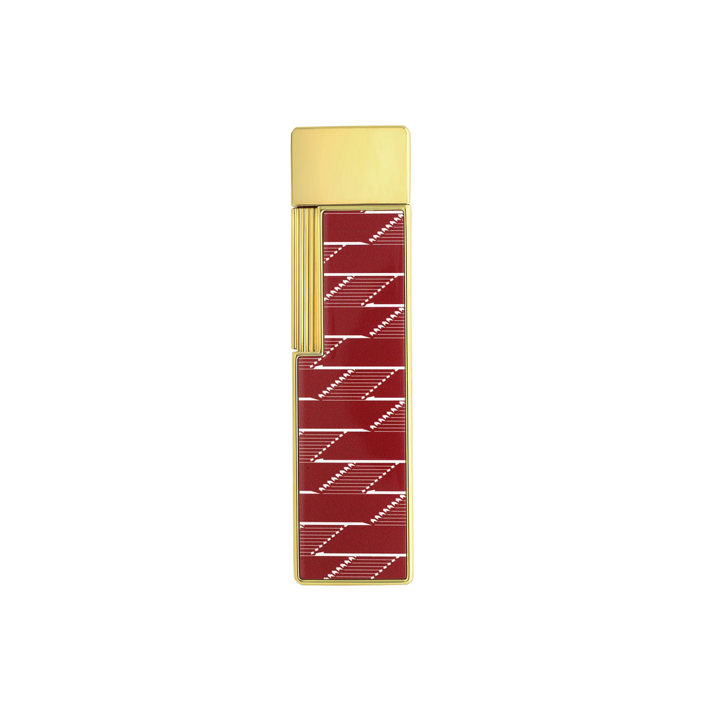 S.T. DUPONT Twiggy Monogram 1872 Burgundy Lacquered Lighter/Briquet 030078