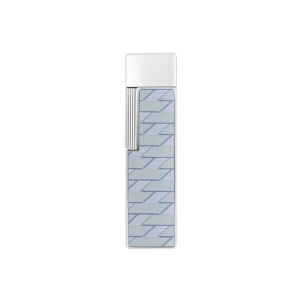 S.T. DUPONT Twiggy Monogram 1872 Grey Lacquered Lighter/Briquet 030080