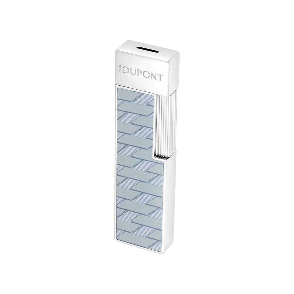 S.T. DUPONT Twiggy Monogram 1872 Grey Lacquered Lighter/Briquet 030080