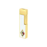 Briquet/briquet ST Dupont Twiggy blanc laqué Romeo y Julieta 030150