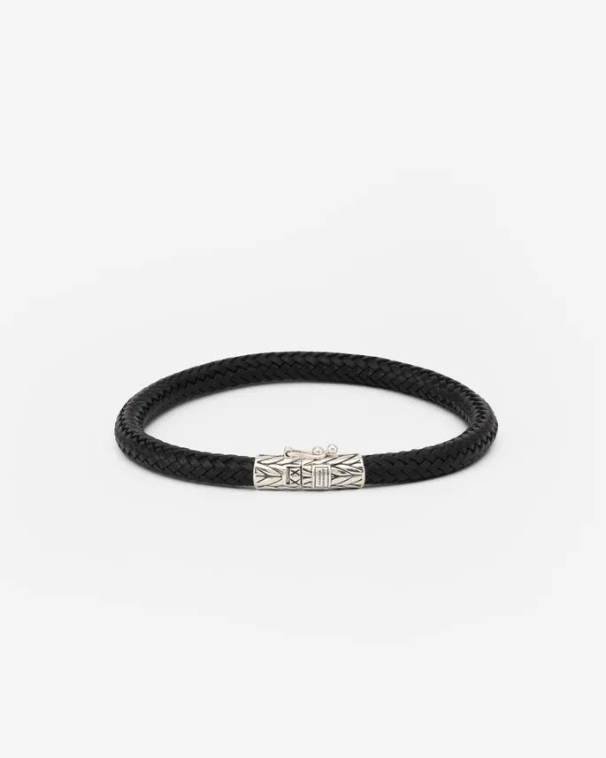 Ellen black Leather Bracelet 149 BK