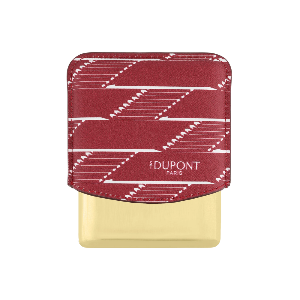 S.T. DUPONT Monogram 1872 Burgundy Coated Canvas Cigarette Case/Étui Cigarette 183178