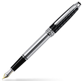 Meisterstück Classique Solitaire Carbon Steel Fountain Pen, Fine nib, 5827