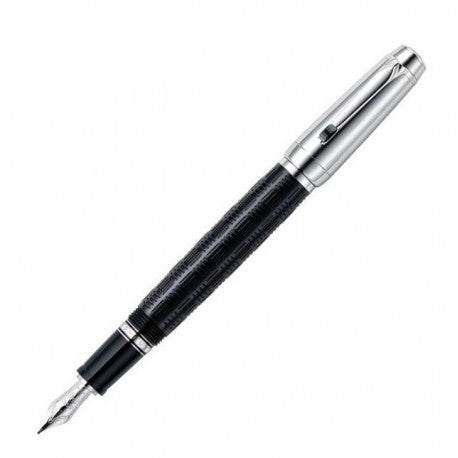 Boheme Doué Guilloche Retractable Fountain Pen, Medium nib, 8584