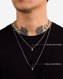Barbara Stacking Necklace Silver 45-50 cm, 860