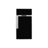 ST DUPONT Biggy Noir Chrome Argent Briquet/Briquet 025001