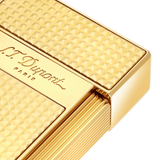ST DUPONT Biggy Diamond Head Briquet/Briquet Or 025009