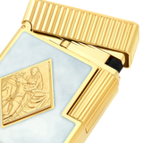 Briquet/briquet Romeo y Julieta laqué blanc ST Dupont Ligne 1 C14050CL