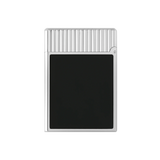 Briquet/briquet ST Dupont Ligne 1 en palladium laqué noir C14121
