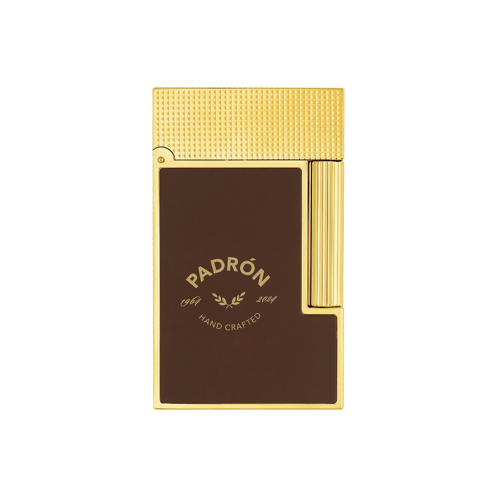 S.T. DUPONT Ligne 2 Lacquered Padron Brown Lighter/Briquet C16014
