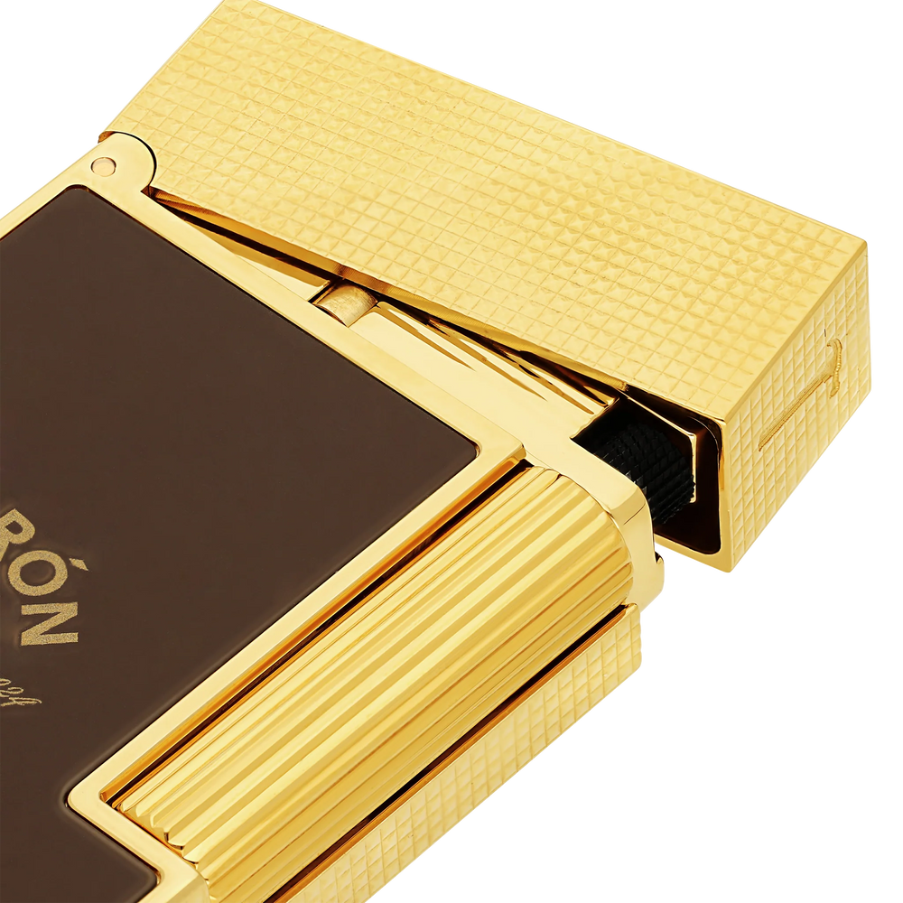 S.T. DUPONT Ligne 2 Lacquered Padron Brown Lighter/Briquet C16014
