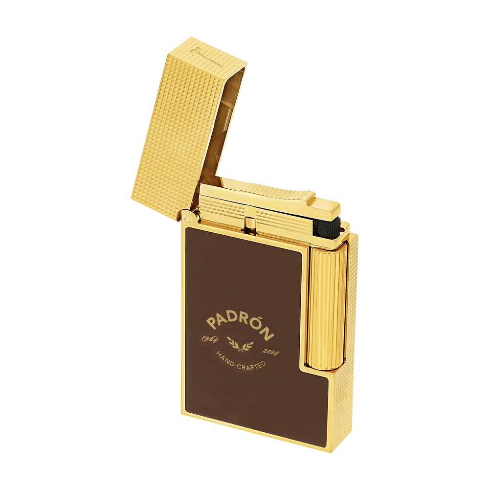 S.T. DUPONT Ligne 2 Lacquered Padron Brown Lighter/Briquet C16014