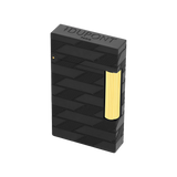 ST DUPONT Ligne 2 Monogramme 1872 Briquet Guilloché Noir/Briquet C16179