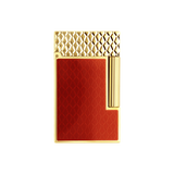 LIGNE 2 GUILLOCHE SOUS LAQUE DRAGON ROUGE BRIQUET/BRIQUET C16626