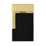 Briquet de table/briquet ST Dupont noir laqué or T20100