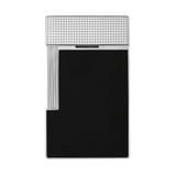 Briquet de table/briquet ST Dupont argent laqué noir T20101