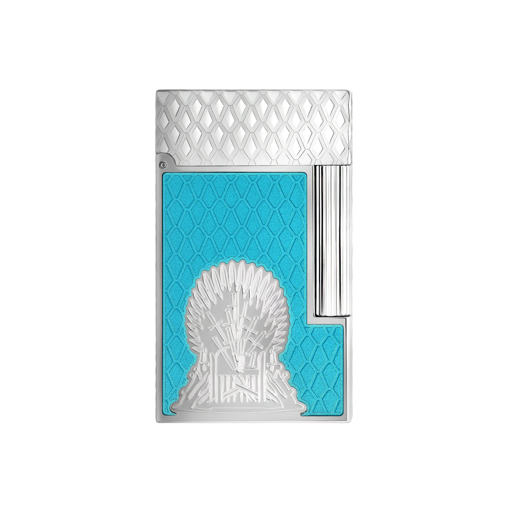 S.T. DUPONT Ligne 2 Lacquered Game of Thrones Icy Blue Lighter/Briquet C16412