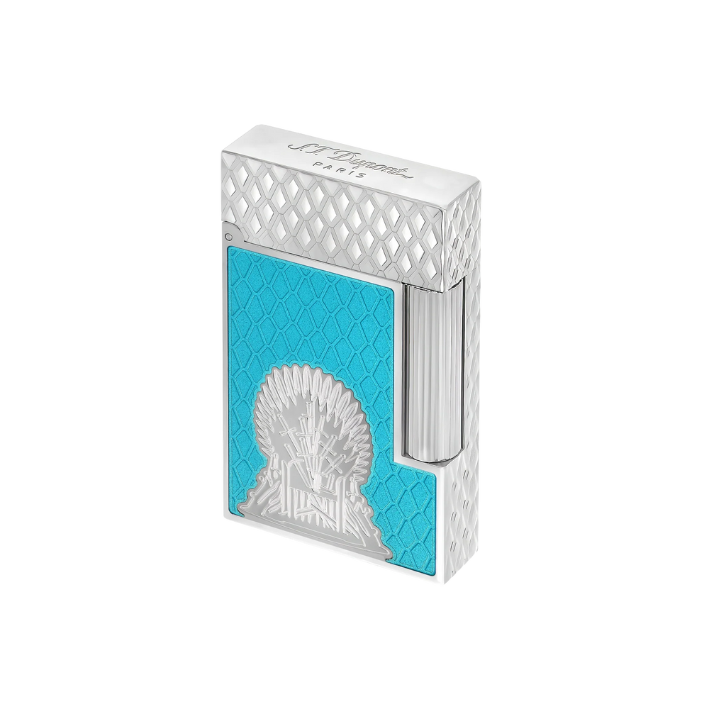 S.T. DUPONT Ligne 2 Lacquered Game of Thrones Icy Blue Lighter/Briquet C16412