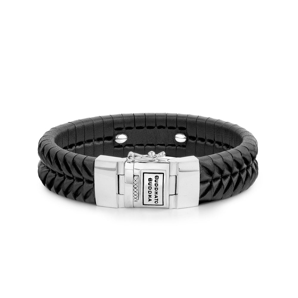 Komang Leather Black Bracelet 161 BL