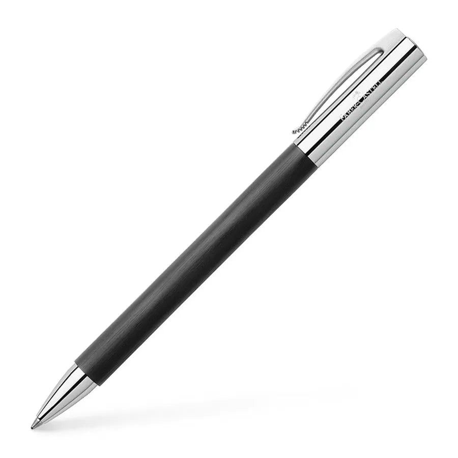 Ambition precious resin twist ballpoint pen, black 148130