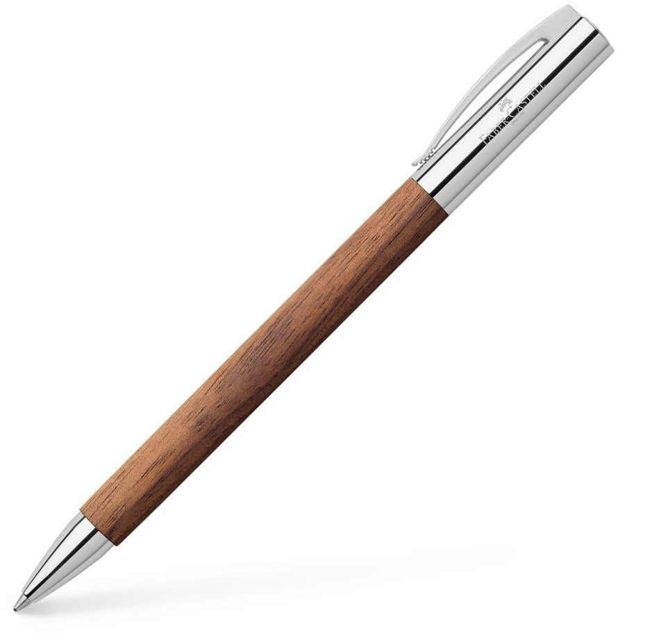 Ambition Walnut wood twist ballpoint pen, brown 148531