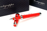 Montegrappa Parola, Rollerball, Rouge avec Accents Blancs