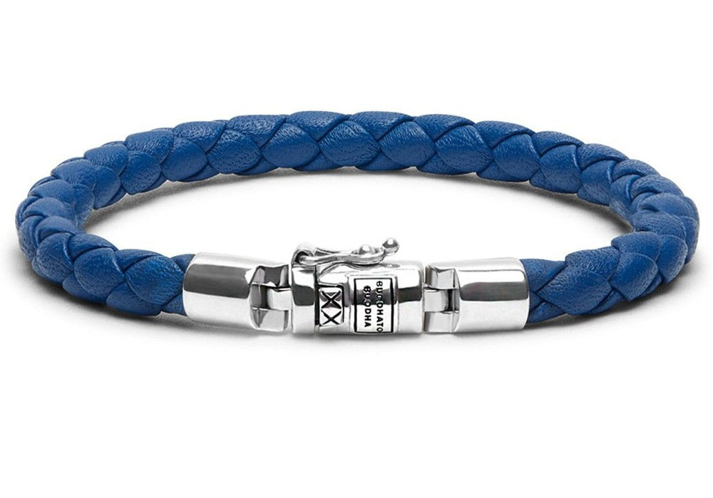 Ben XS Bracelet, Blue Leather Bracelet J545 BU