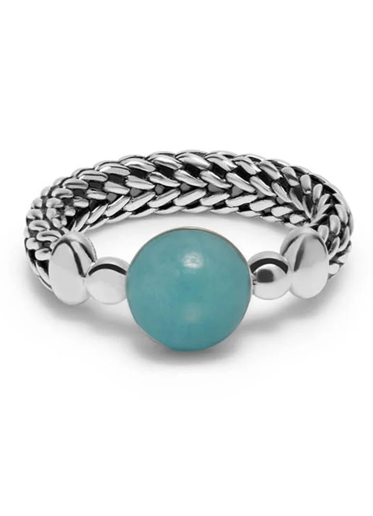 Batas Sphere Ring, Stone Mint, 004 GR